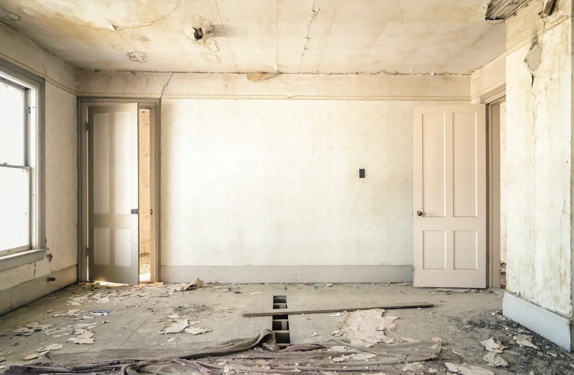 Waste disposal crew managing a cleanout project in Silver Springs Shores