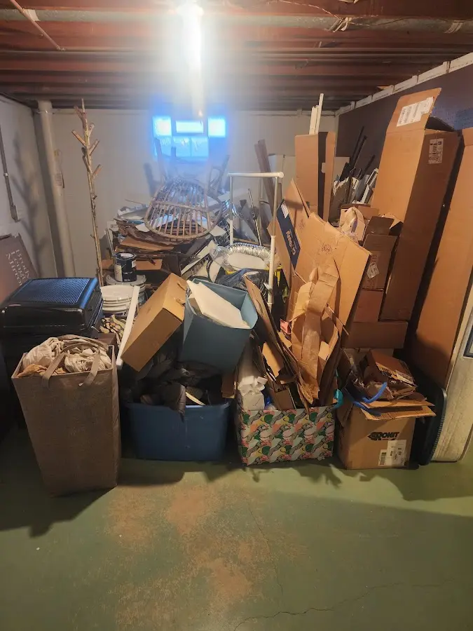 Roll-off dumpster container at job site for Construction Dumpster Rental in Silver Springs Shores